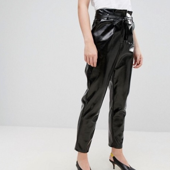 miss selfridge leather pants
